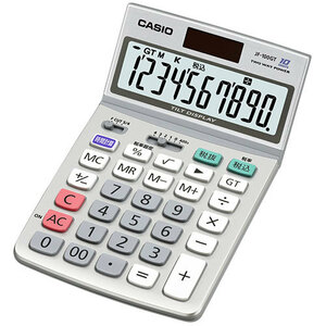 カシオ計算機 CASIO グリーン購入法適合電卓 ジャストタイプ10桁 JF-100GT-N /l