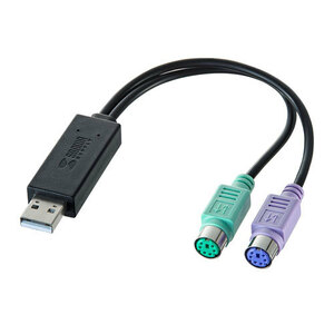 サンワサプライ USB-PS/2変換コンバータ USB-CVPS6 /l