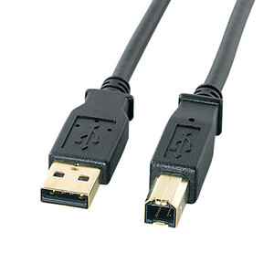 サンワサプライ USB2.0ケーブル 5m 金コネクタ KU20-5BKHK2 /l