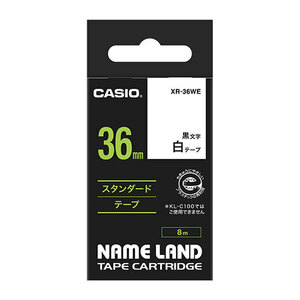 カシオ計算機 ネームランドテープ36mm 白 XR-36WE /l