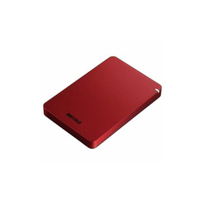 BUFFALO ポータブルHDD レッド 1TB HD-PGF1.0U3-RDA /l