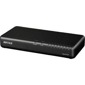 BUFFALO バッファロー Giga対応 スイッチングハブ 8ポート ブラック LSW6-GT-8NP/BK /l