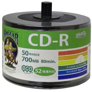 まとめ得 HI DISC CD-R 700MB 50枚エコパック データ用 52倍速対応 白ワイドプリンタブル 詰め替え用エコパック HDCR80GP50SB2 x [3個] /l