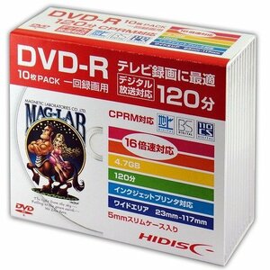  суммировать выгода HIDISC DVD-R видеозапись для 5mm тонкий кейс 10P HDDR12JCP10SC x [2 шт ] /l