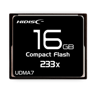 HIDISC CF card 16GB 233x Read35MB/s MLC chip installing HDCF16G233XJP3 /l