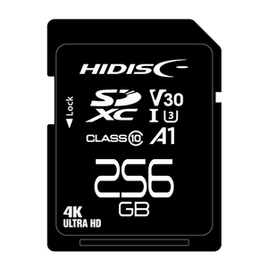 まとめ得 HIDISC 超高速SDXCカード 256GB CLASS10 UHS-I Speed class3， A1対応 HDSDX256GCL10V30 x [2個] /l