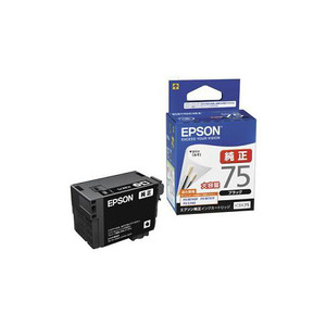 EPSON original ink cartridge ( black * high capacity ) ICBK75 /l