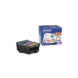  summarize profit EPSON original ink cartridge (4 color set * high capacity ) IC4CL75 x [2 piece ] /l