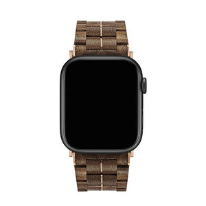 まとめ得 VOWOOD ボーウッド 天然木バンド for Apple Watch アップルウォッチ 45/44/42mm ウォルナット VW74040AWW x [2個] /l