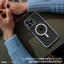 miak ミアック レンズガード一体型MagSafe対応クリアケース for iPhone 15 ブラック MA52195i15 /l_画像5