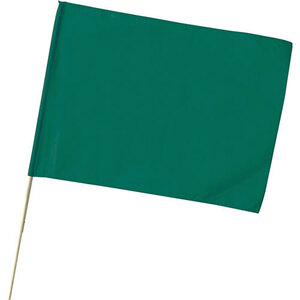 まとめ得 ARTEC 特大旗(直径12ミリ) 緑 ATC2370 x [3個] /l