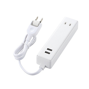 エレコム USBタップ USBメス×2 AC×2 ケーブル60cm 2.4A ホワイト MOT-U09-2206WH /l