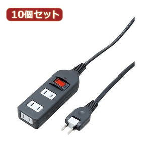 まとめ得 YAZAWA 10個セット ノイズフィルター集中スイッチ付タップ Y02BKNS311BKX10 x [2個] /l