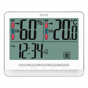 タニタ　デジタル温湿度計　ホワイト K20611315 /l