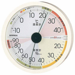まとめ得 EMPEX 温度・湿度計 高精度UD(ユニバーサルデザイン) 温度・湿度計 EX-2821 x [2個] /l