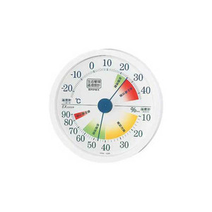 EMPEX 生活管理 温度・湿度計 壁掛用 TM-2441 ホワイト /l