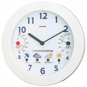 EMPEX настенные часы wall часы хорошая погода . машина 1 шт. 4 позиций BW-5271 белый /l