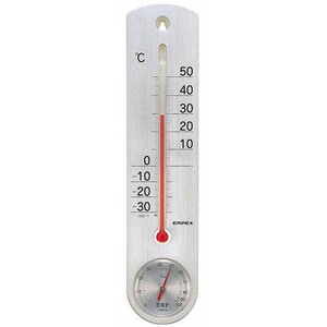 まとめ得 EMPEX 温度・湿度計 くらしのメモリー温・湿度計 壁掛用 TG-6717 シルバー x [2個] /l