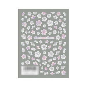  summarize profit TSUMEKIRA( tab kila) nail sticker Translucent Flowers NN-SKH-101 x [2 piece ] /a