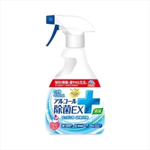 まとめ得 らくハピアルコール除菌ＥＸ４２０ＭＬ 　 アース製薬 　 住居洗剤・キッチン x [16個] /h_画像1