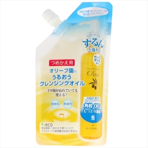 まとめ得 オリーブ園うるおうクレンジングオイルつめかえ用　170ml 　黒ばら本舗 　メイク落とし・クレンジング x [8個] /h