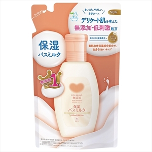 まとめ得 カウブランド 無添加保湿バスミルク 詰替用・480mL 　 牛乳石鹸共進社 　 入浴剤 x [4個] /h