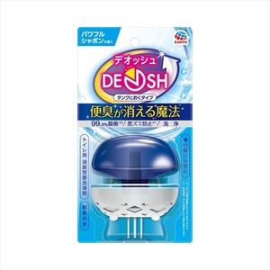 まとめ得 デオッシュ　ＤＥＯＳＨ　タンクにおくタイプ　パワフルシャボンの香り 　芳香剤・トイレ用 x [5個] /h