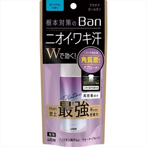 まとめ得 Ban 汗ブロック プラチナロールオン せっけんの香り 40ml 　 ライオン 　 制汗剤・デオドラント x [2個] /h