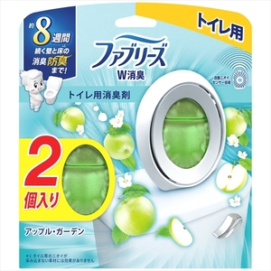 まとめ得 ファブリーズＷ消臭　トイレ用消臭剤　アップル・ガーデン２個パック 　Ｐ＆Ｇ 　芳香剤・トイレ用 x [4個] /h