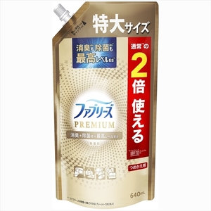 まとめ得 ファブリーズＷ除菌＋消臭　プレミアム　無香料　つめかえ特大サイズ 　Ｐ＆Ｇ 　芳香剤・部屋用 x [4個] /h