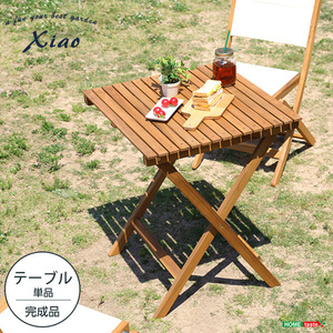 人気の折りたたみガーデンテーブル（木製）アカシア材を使用 | Xiao-シャオ- /z