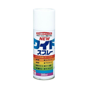 ニッペ　ホームペイント　ニューワイドスプレー　300ml　12本入　07・つやなしクリアー /a