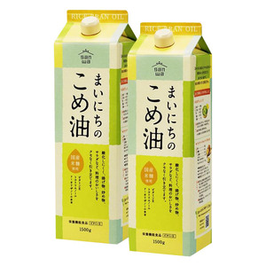 三和油脂　サンワギフト　まいにちのこめ油　1500g×2本入 /a