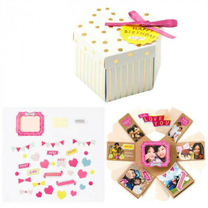  summarize profit BOX ALBUM HEART Heart type box album GOLD SAH-02 x [2 piece ] /a