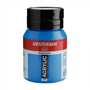 まとめ得 AMSTERDAM　アムステルダム　アクリリックカラー500ml　プライマリーシアン572 477810 x [3個] /a