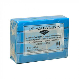 MODELING CLAY(mote ring k Ray ) PLASTALINA( plus ta Lee na) clay turquoise 1Pound 3 piece set /a