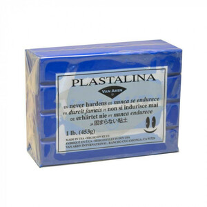 MODELING CLAY(モデリングクレイ)　PLASTALINA(プラスタリーナ)　粘土　ブルー　1Pound　3個セット /a