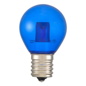 まとめ得 OHM LEDサイン球装飾用 S35/E17/1.2W/1lm/クリア青色 LDS1B-H-E17 13C x [2個] /a