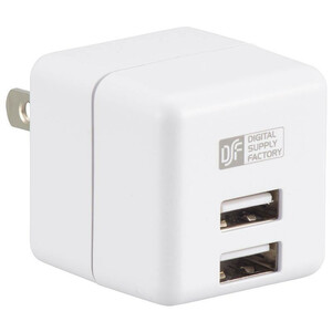 まとめ得 OHM ACアダプター USB電源タップ2ポート MAV-ASU24-W x [3個] /a