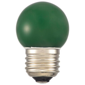 まとめ得 OHM LEDミニボール球装飾用 G40/E26/1.4W/8lm/緑色 LDG1G-H 13C x [5個] /a