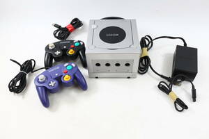 管120911/ゲームハード Nintendo GAME CUBE ニンテンドーゲームキューブ DOL-101 シルバー/コントローラー/S端子ケーブルなし/動作未確認