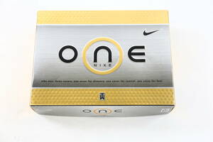 管121313/NIKE /ONE /Gold Golf Balls /12個/ホワイト/TW