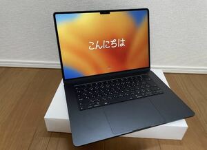 【年末限定値下！】M2 MacBook Air 15インチ メモリ16GB SSD256GB 日本語キー ミッドナイト バッテリー100% 本体・充電器 【美品格安】