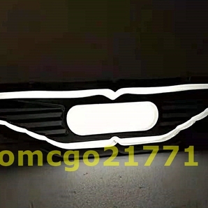 激安 高品質 日野 ふそう ISUZU フロント アンドン 大型 中型  バスマーク 鏡面 ステンレス製 ライト付き デコトラ レトロ 1Pの画像5