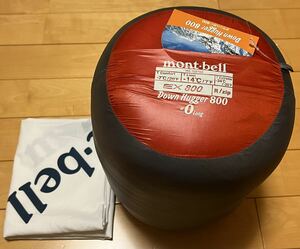 [ beautiful goods ] Mont Bell (mont-bell) down Hugger 800 #0 long sleeping bag sleeping bag -stroke Lee ji bag attaching 