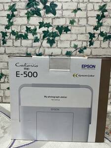 EPSON Colorio me E-500 コンパクトフォトプリンタ 【中古品】　印刷　カメラ　