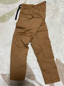 別注 GRIP SWANY FIREPROOF DOWN CAMP PANTS GSP-OG02 sizeXL コヨーテ グリップスワニー ダウンパンツ　