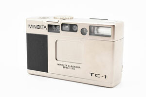 Minolta TC-1 G-Rokkor 28mm F3.5 ミノルタ コンパクトフィルムカメラ チタンボディ 【現状品】 #1025