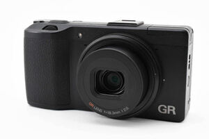 RICOH GR コンパクトデジタルカメラ ブラック ボディ 18.3mm 1:2.8 レンズ リコー 【現状品】 #1021