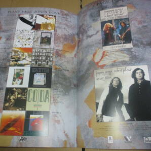 ツアー・パンフレット Jimmy Page & Robert Plant ジミー・ペイジ＆ロバート・プラント 1995年 JAPAN TOUR の画像9